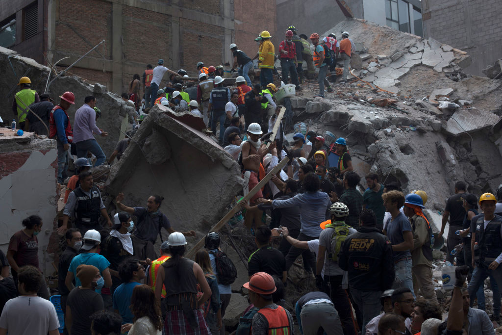 Earthquake Strikes Mexico City