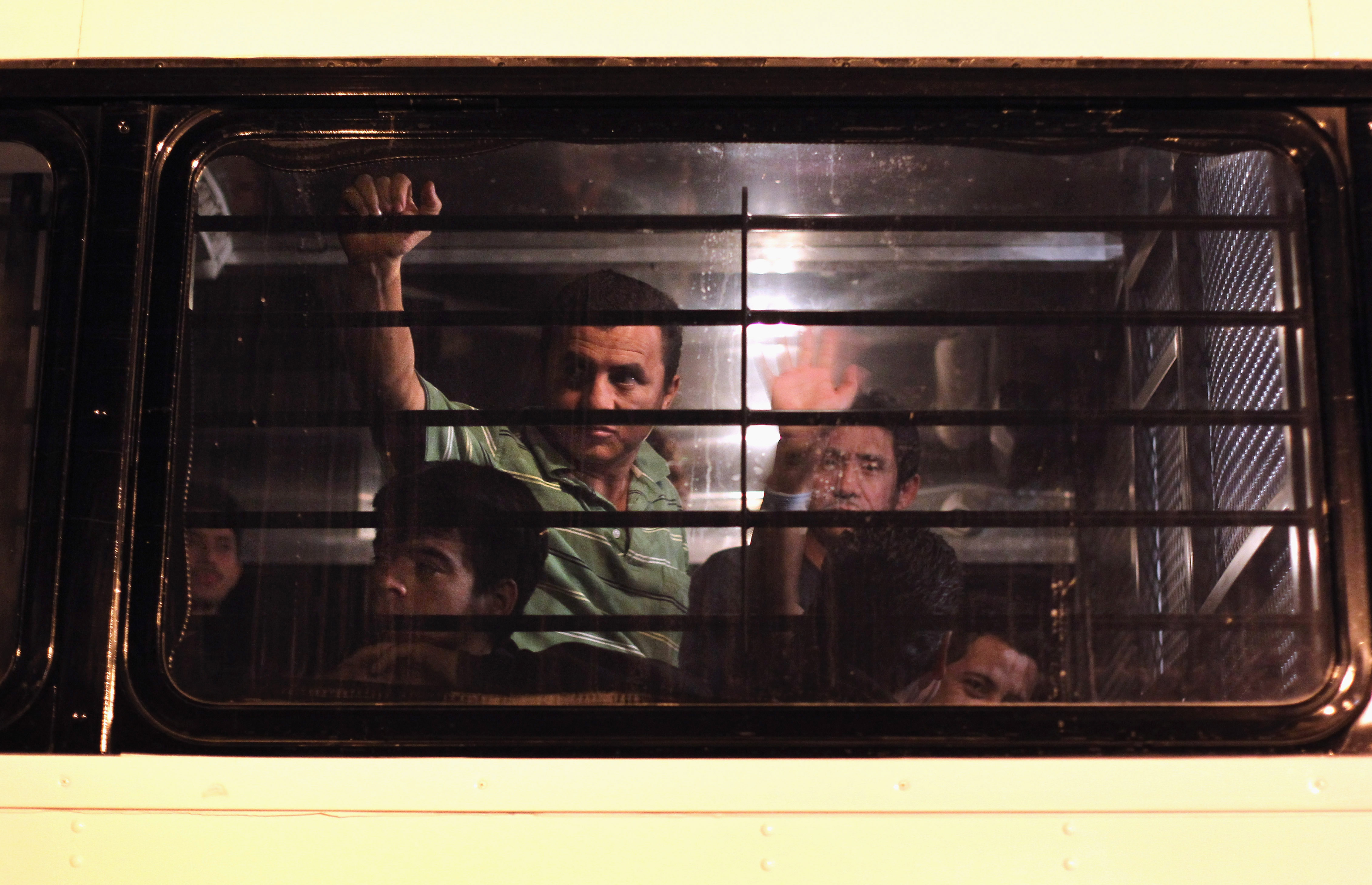 U.S. Immigration And Customs Officials Deport Undocumented El Salvadorians