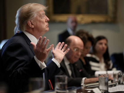 President Trump Holds Cabinet Meeting At The White House