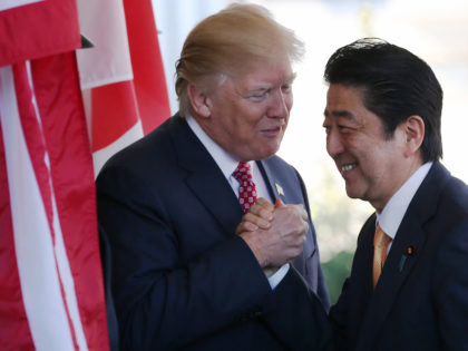 President Trump Holds Bilateral Meeting With Japanese PM Shinzo Abe