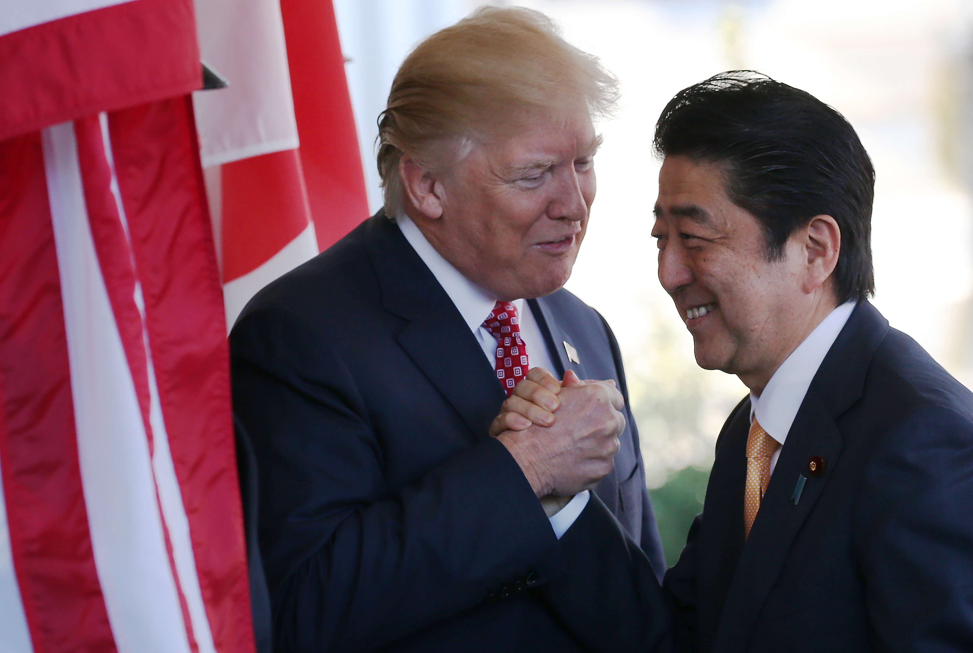 President Trump Holds Bilateral Meeting With Japanese PM Shinzo Abe