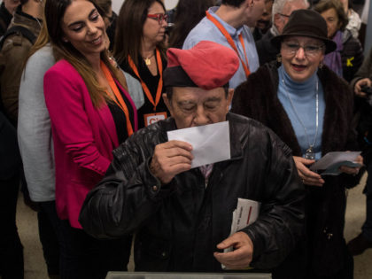 Residents Of Catalonia Go To The Polls