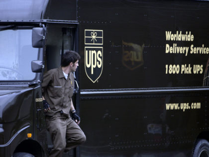 UPS Drivers And Union Leaders Protest Excessive Overtime