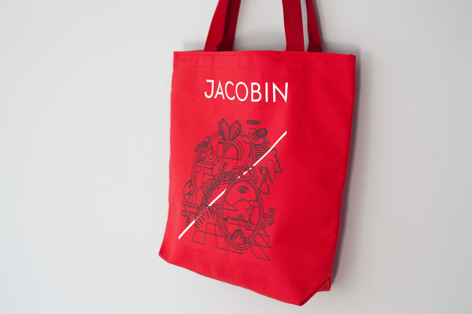 Tote bag (red side)
