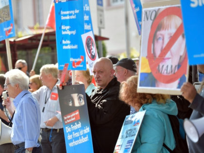 Merkel Campaigns In Heppenheim