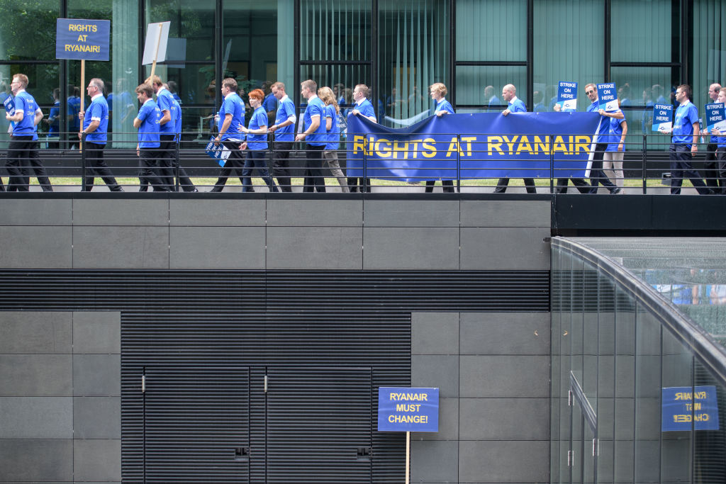 RyanAir Pilots Go On Strike Across Europe