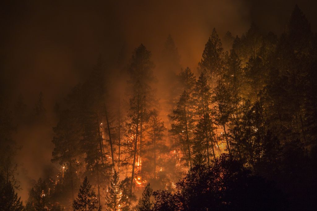 Multiple Wildfires Continue To Ravage Through California Wine Country