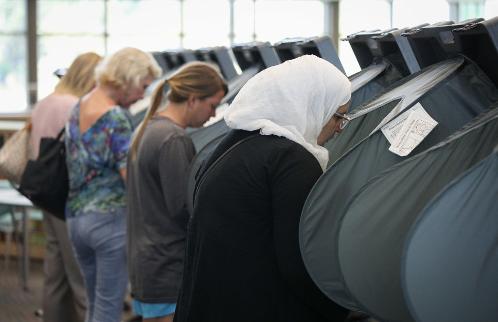 Voters Across The Country Head To The Polls For The Midterm Elections