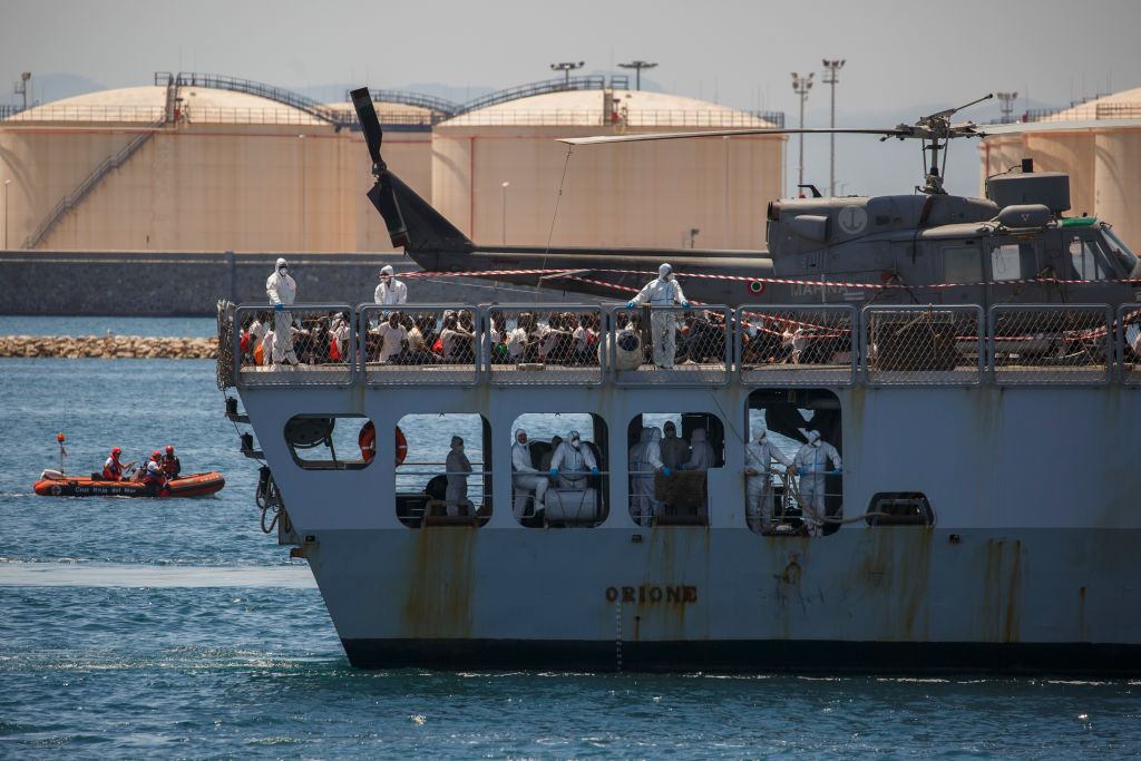 Aquarius Ship Arrives at Valencia Port