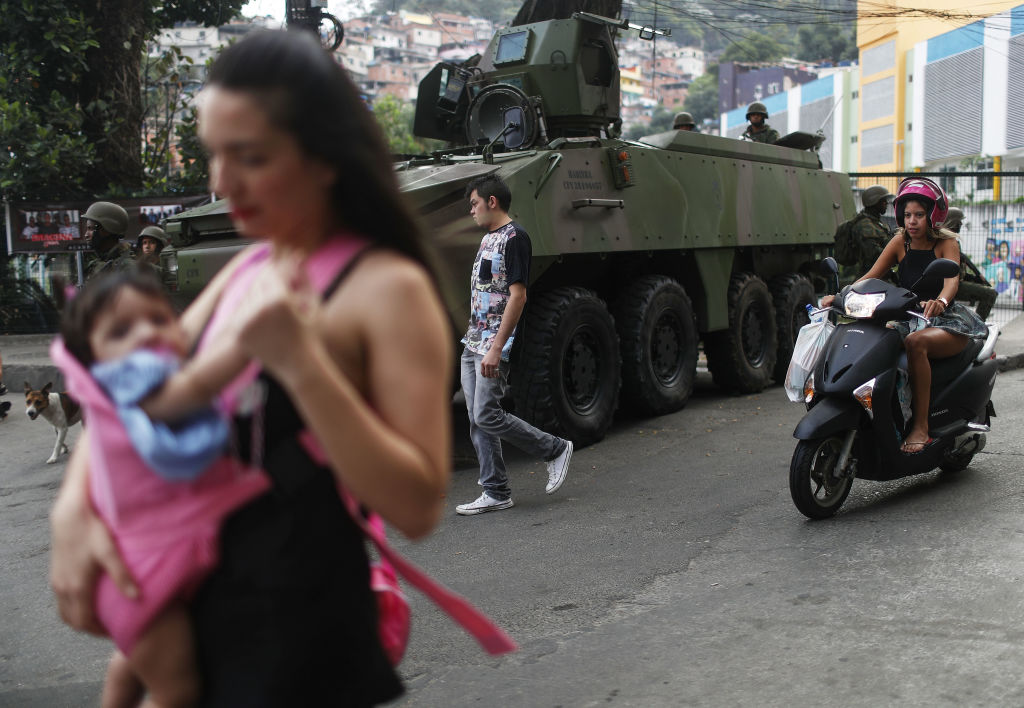Army Troops Called In To Rio's Rocinha Favela To Quell Violence
