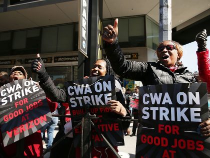 Verizon Workers Walk Off Jobs And Strike