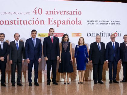 Spanish Royals Attend A Concert To Commemorate The 40th Anniversary of the Spanish Constitution