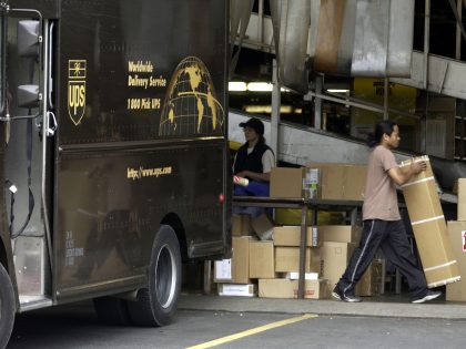 UPS Drivers And Union Leaders Protest Excessive Overtime