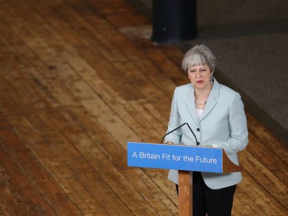 Theresa May Delivers Key Education Speech In Derbyshire