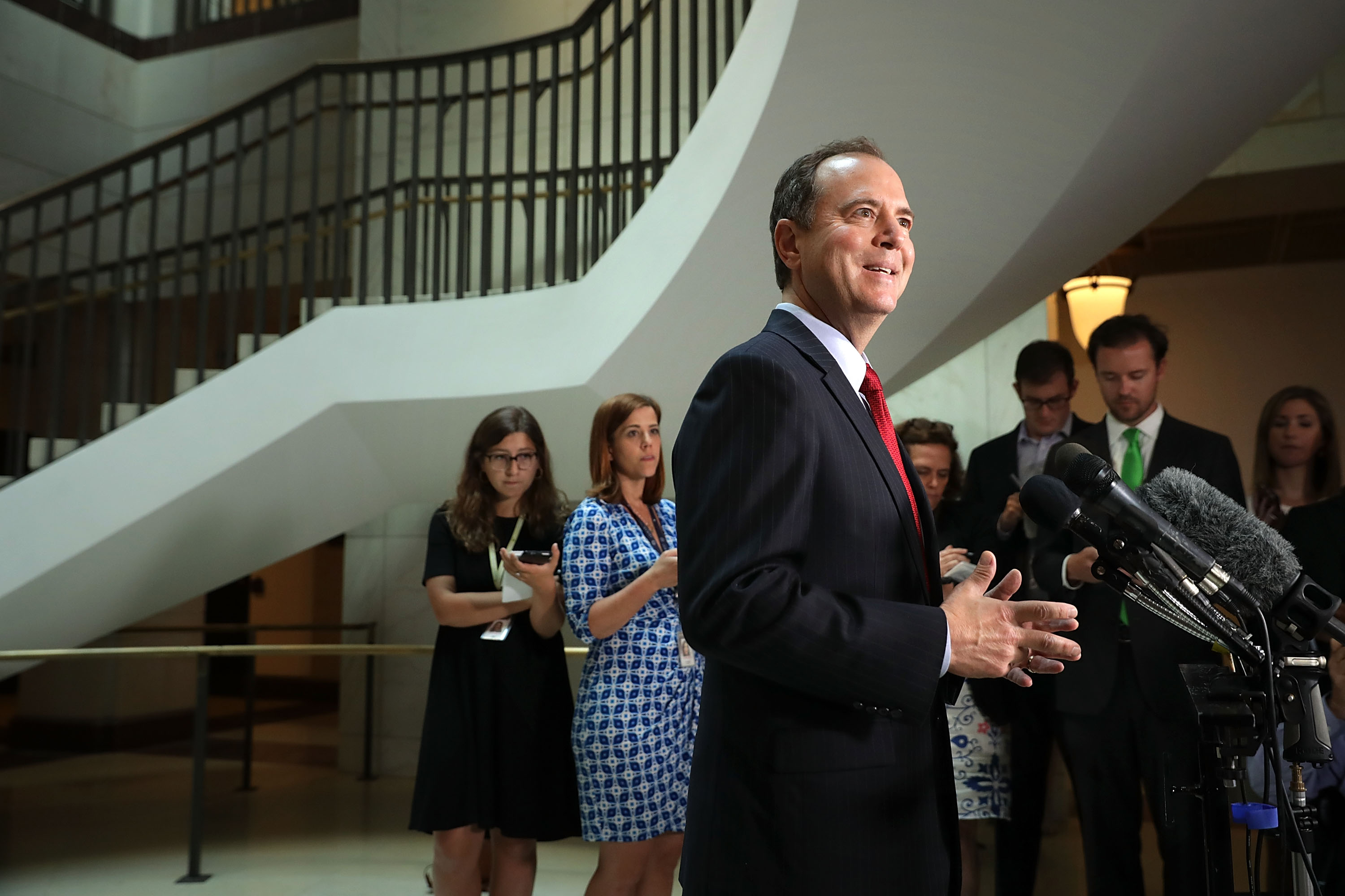Rep. Adam Schiff Holds News Conference On Russia Investigation