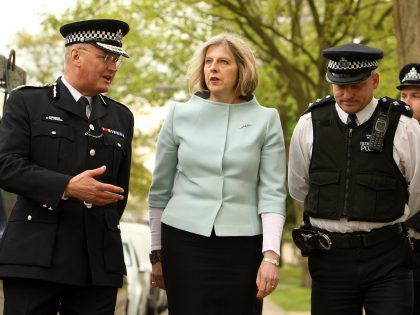 Home Secretary Teresa May Visits York Road Estate