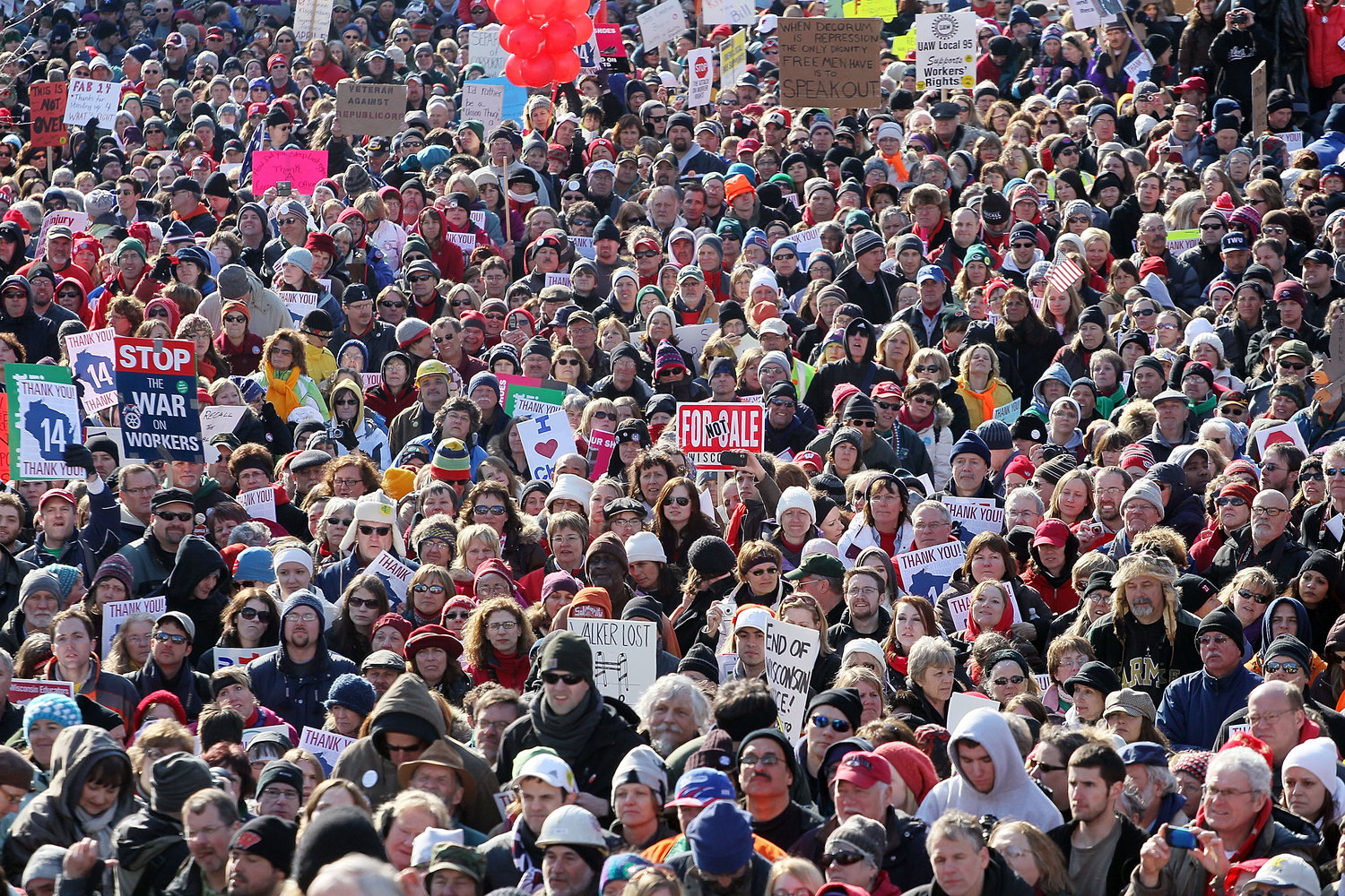 Thousands Of Demonstrators Protest Recent Passage Of Controversial Budget Bill