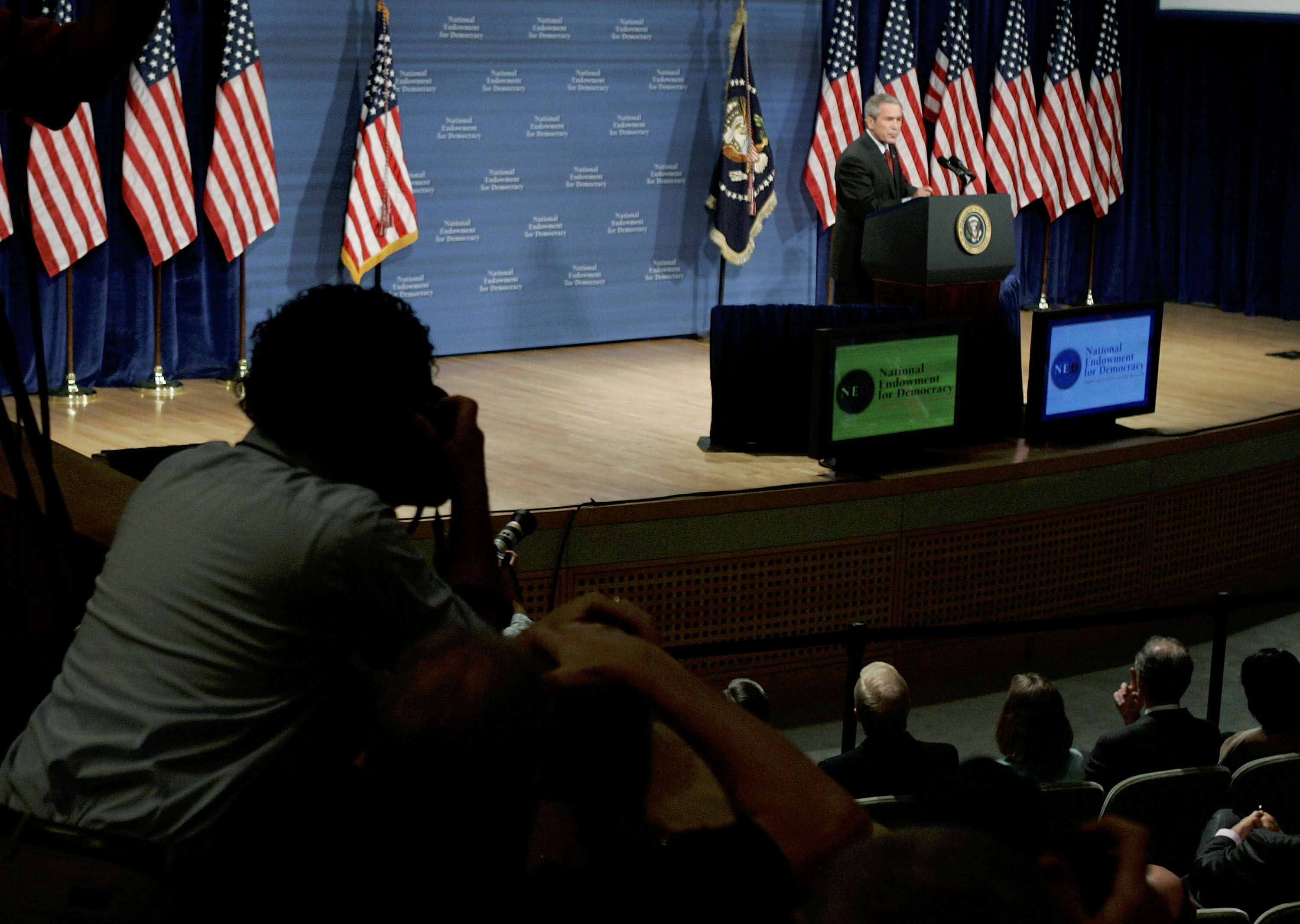 President Bush Speaks On War On Terror