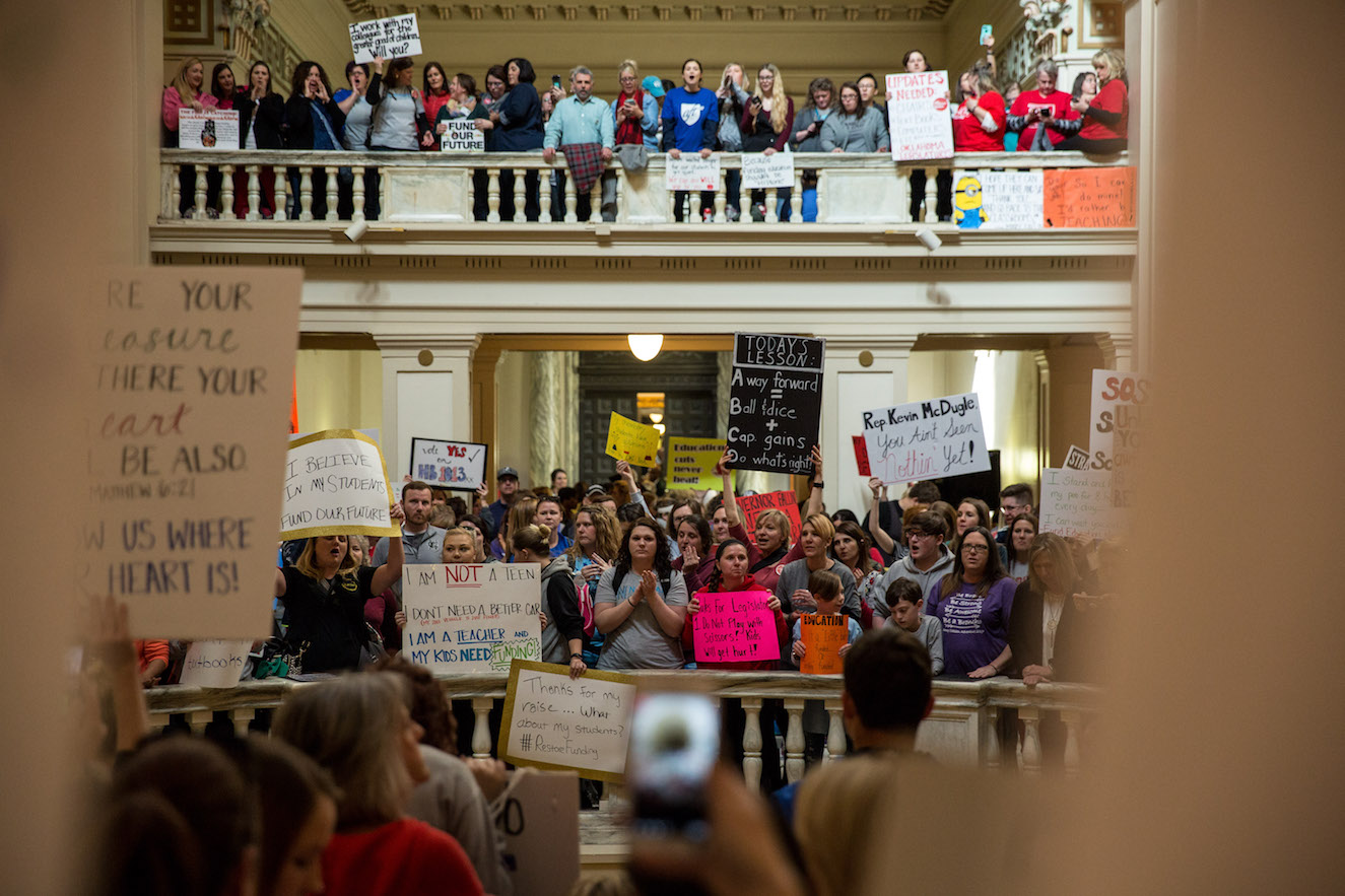 Oklahoma Teachers Strike Enters Third Day