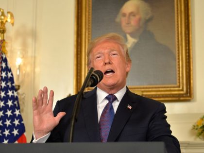 President Trump Announces Military Action Against Syria During Address To The Nation