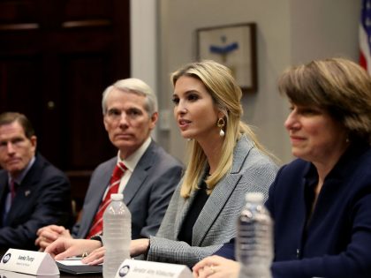 Ivanka Trump Hosts Round Table At White House On Combatting Sex Trafficking