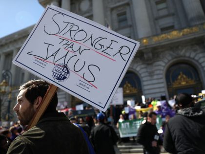 Rally At San Francisco City Hall As Supreme Court Hears Janus v AFSCME Case