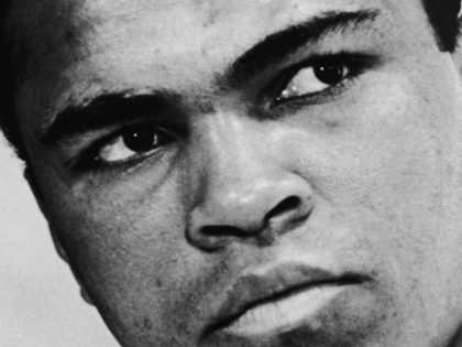 World heavyweight boxing champion Muhammad Ali (born 1942) in 1967. Photographed by Ira Rosenberg.