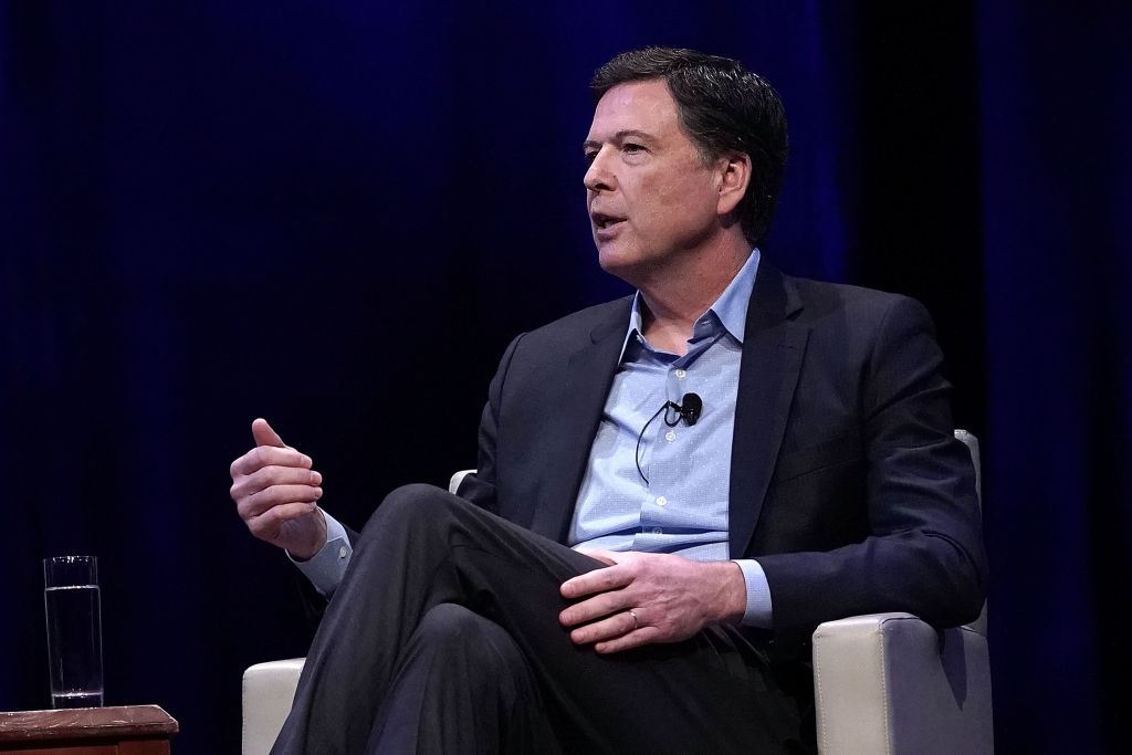 Former FBI Director James Comey Discusses New Book At George Washington University