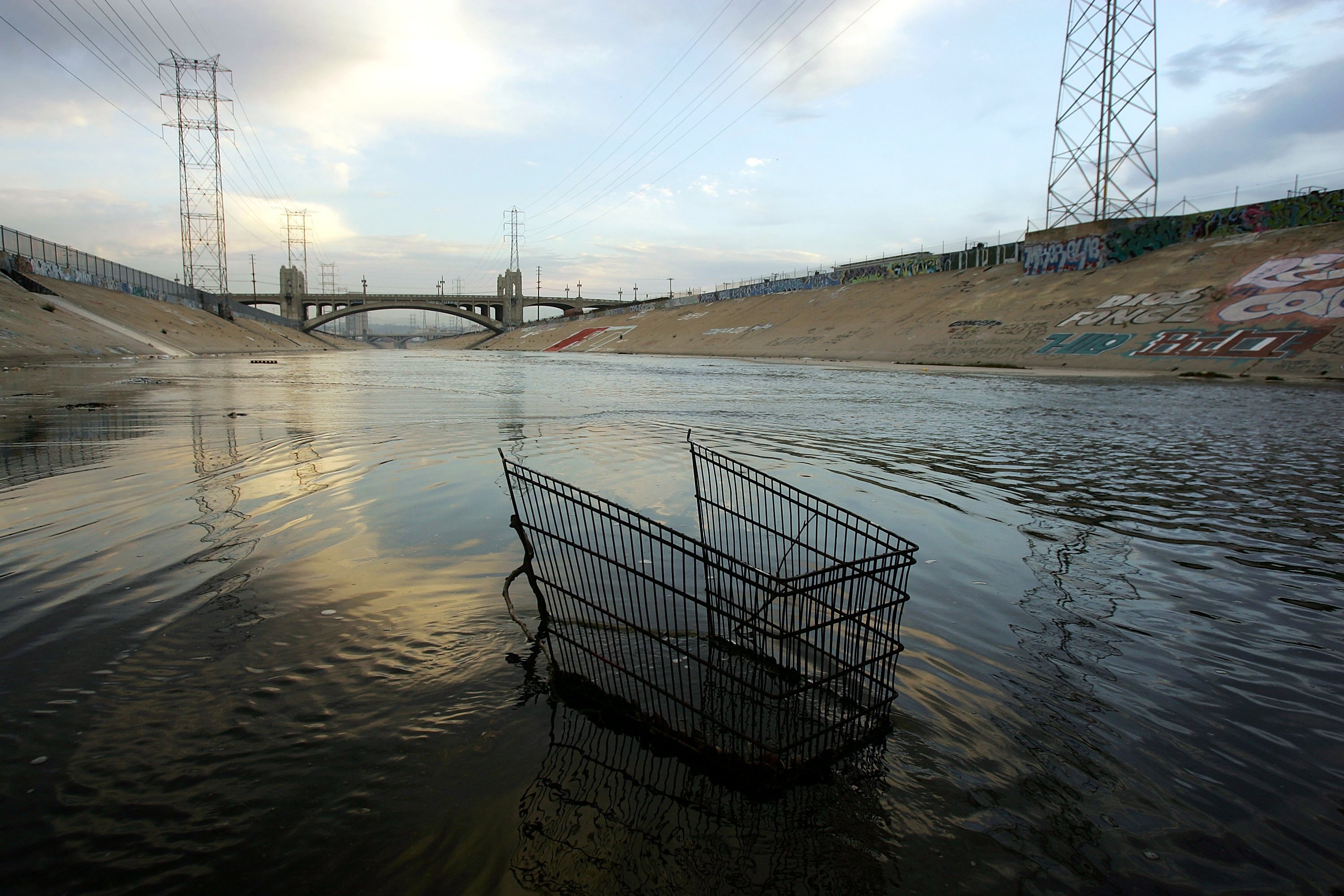 Los Angeles Undertakes Clean Up Of LA River