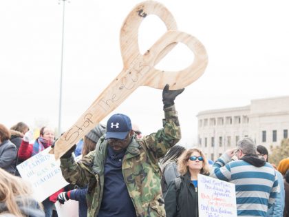 Oklahoma Teachers Go On Strike And Rally At State Capitol