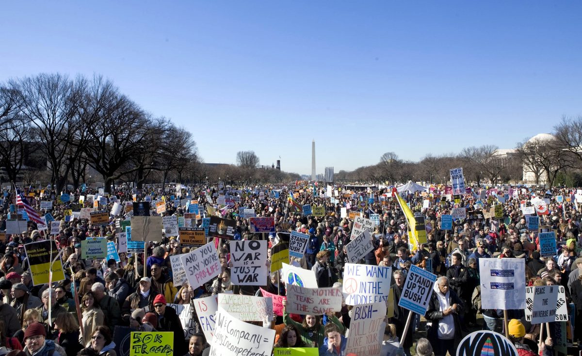 Anti-War Activists March In Washington