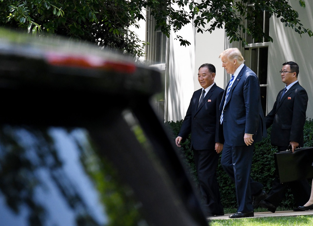 North Korean Central Committee Vice Chairman Kim Yong Chol Delivers Letter From Country's Leader To President Trump