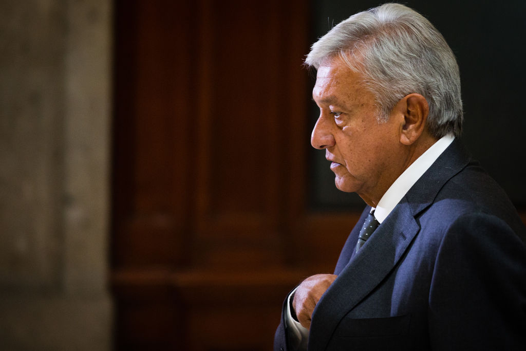 Press Conference of Andres Manuel Lopez Obrador