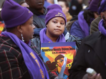 Union Supporters Rally In Chicago As Supreme Court Hears Janus v AFSCME