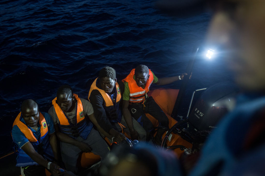 MOAS Search For Migrants On The Mediterranean