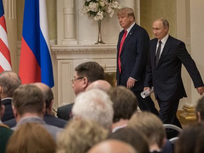 President Trump And President Putin Hold A Joint Press Conference After Summit