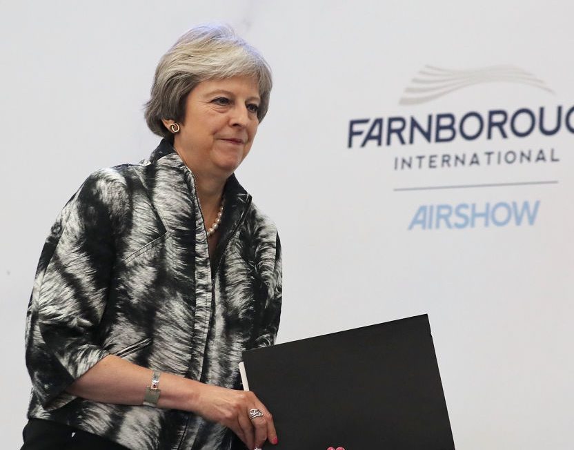 The Prime Minister Pledges To Boost The Aerospace Industry Amid Brexit Fears