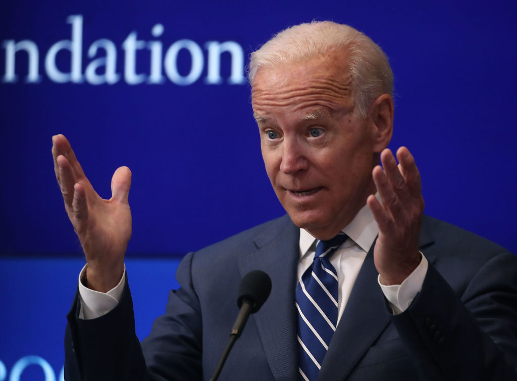 Former Vice President Joe Biden Speaks At Discussion On Middle Class At The Brookings Institution