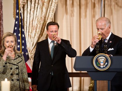 Vice-President Biden Hosts Luncheon For UK PM David Cameron