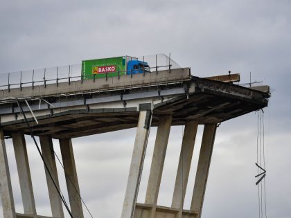 Morandi Highway Bridge Collapse in Genoa, Italy