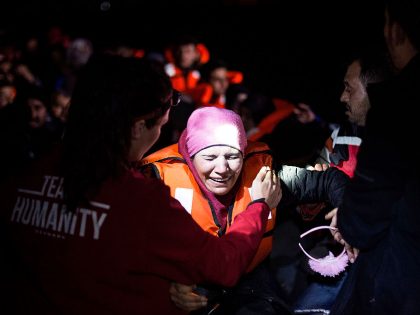 Greek Island Of Lesbos On The Frontline Of the Migrant Crisis
