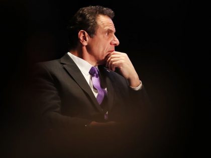 New York Gov. Cuomo And Former Vice President Al Gore Make Off Shore Wind Turbine Announcement At NYU