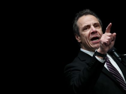 New York Governor Cuomo Attends Union Rally At Madison Square Garden