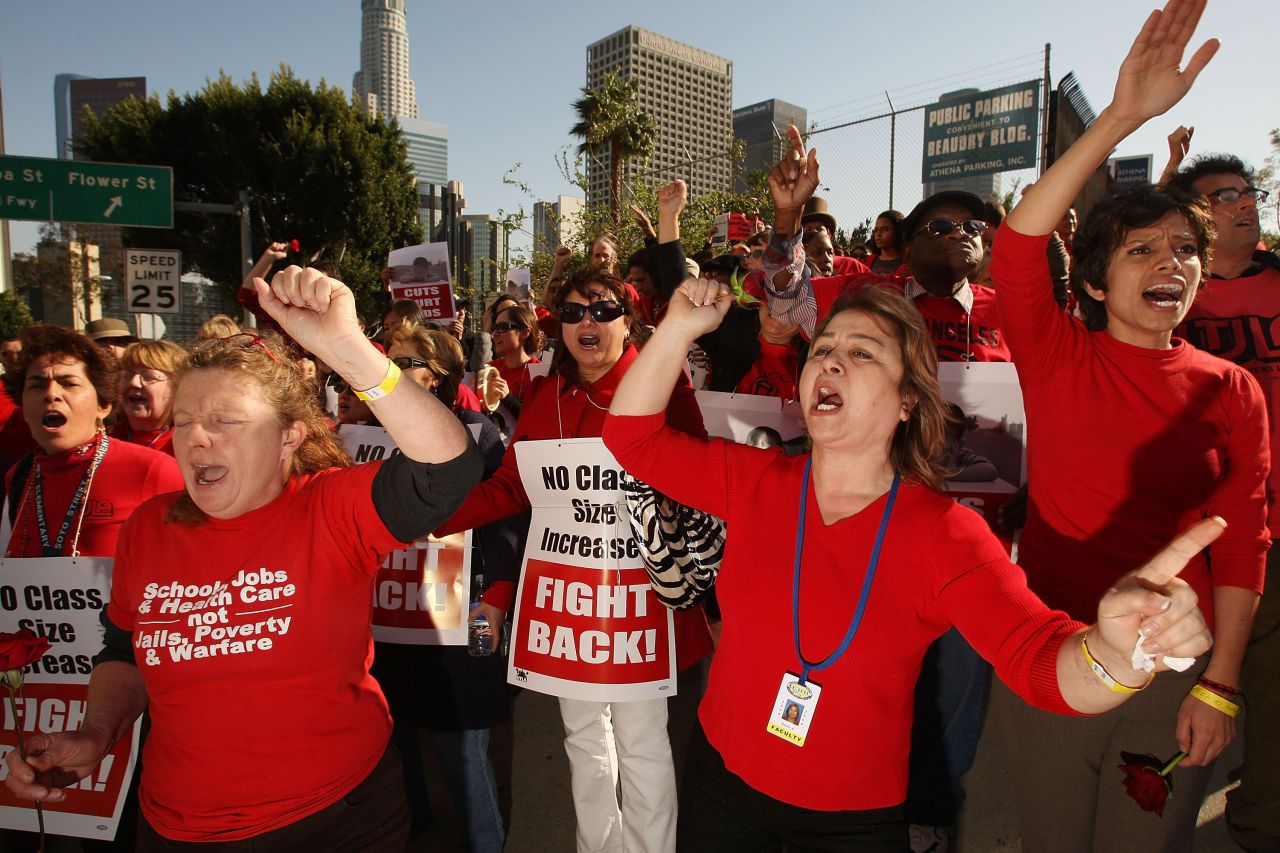 L.A. School Board Debates Staff Reductions