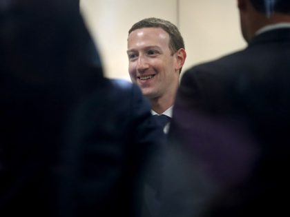 Facebook CEO Mark Zuckerberg Meets With Members Of Congress On Capitol Hill