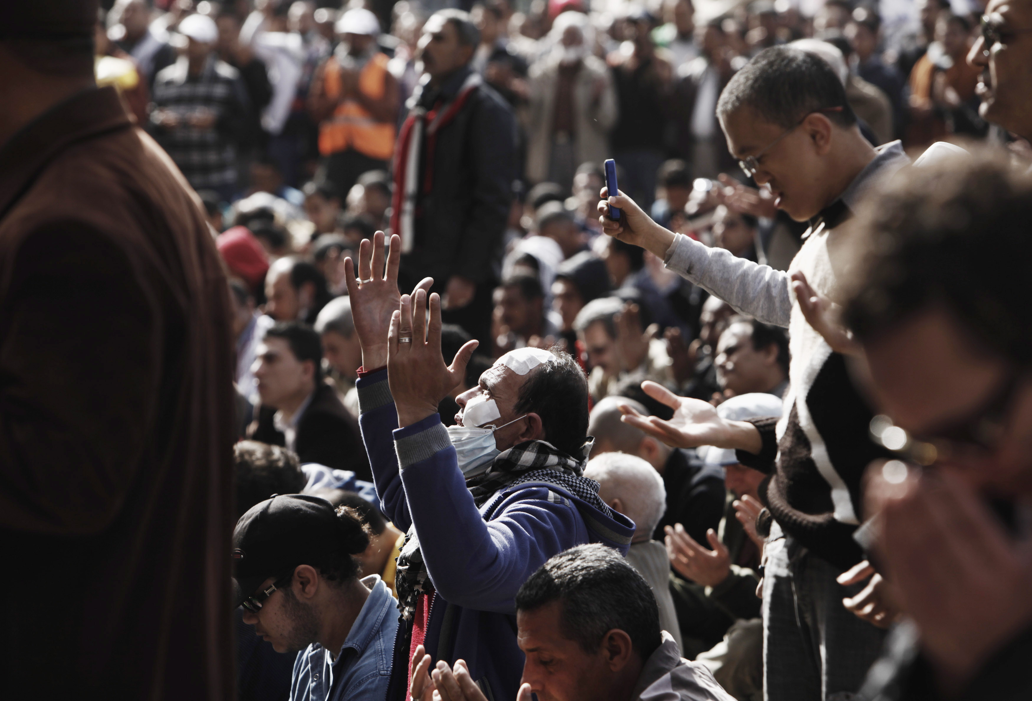 Protesters Gather In Cairo On The Second Anniversary Of The Revolution