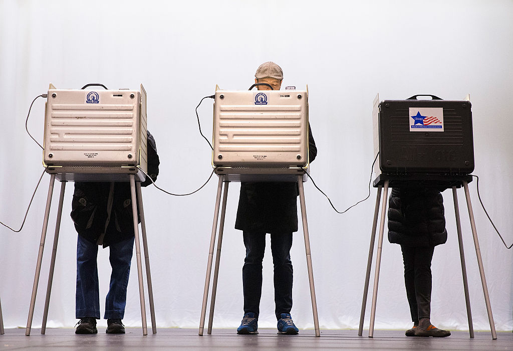 Voters Go To The Polls In Illinois Presidential Primary