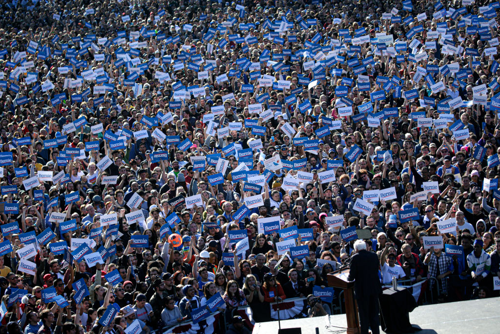 Bernie Sanders Returns To The Campaign Trail With A Rally In New York City