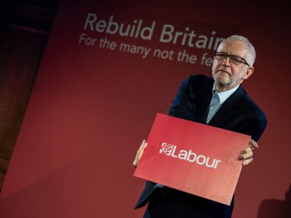 Labour Leader Corbyn Speaks At A Rally Following The Queen's Speech