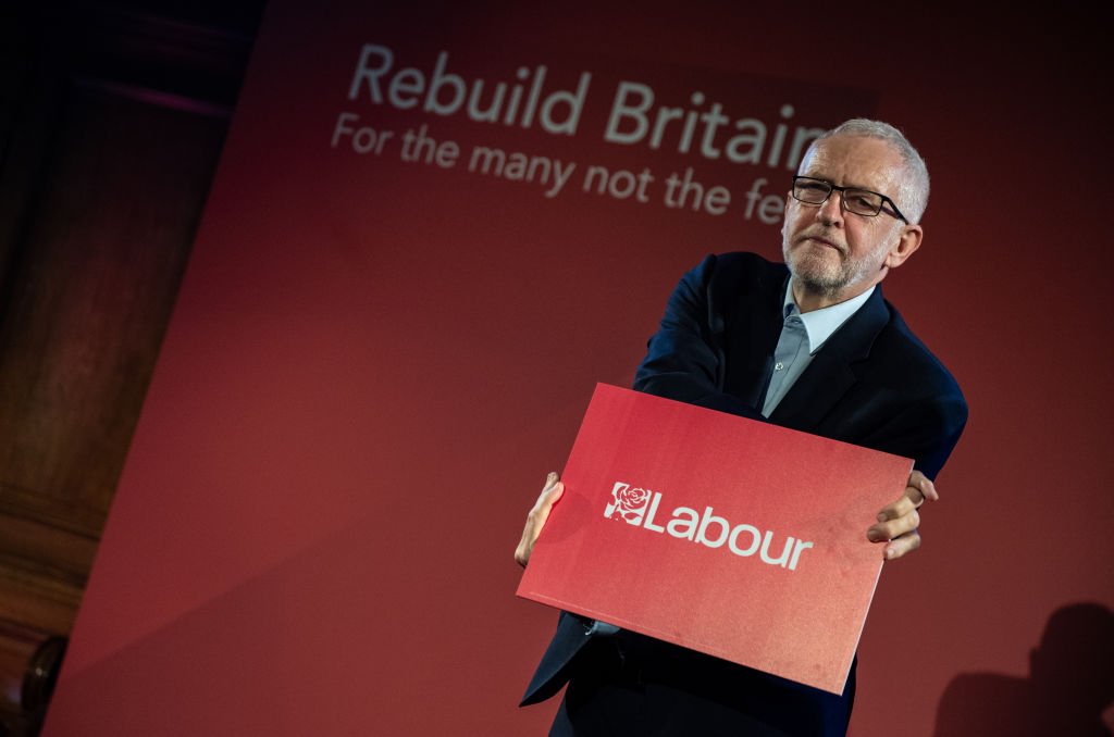 Labour Leader Corbyn Speaks At A Rally Following The Queen's Speech